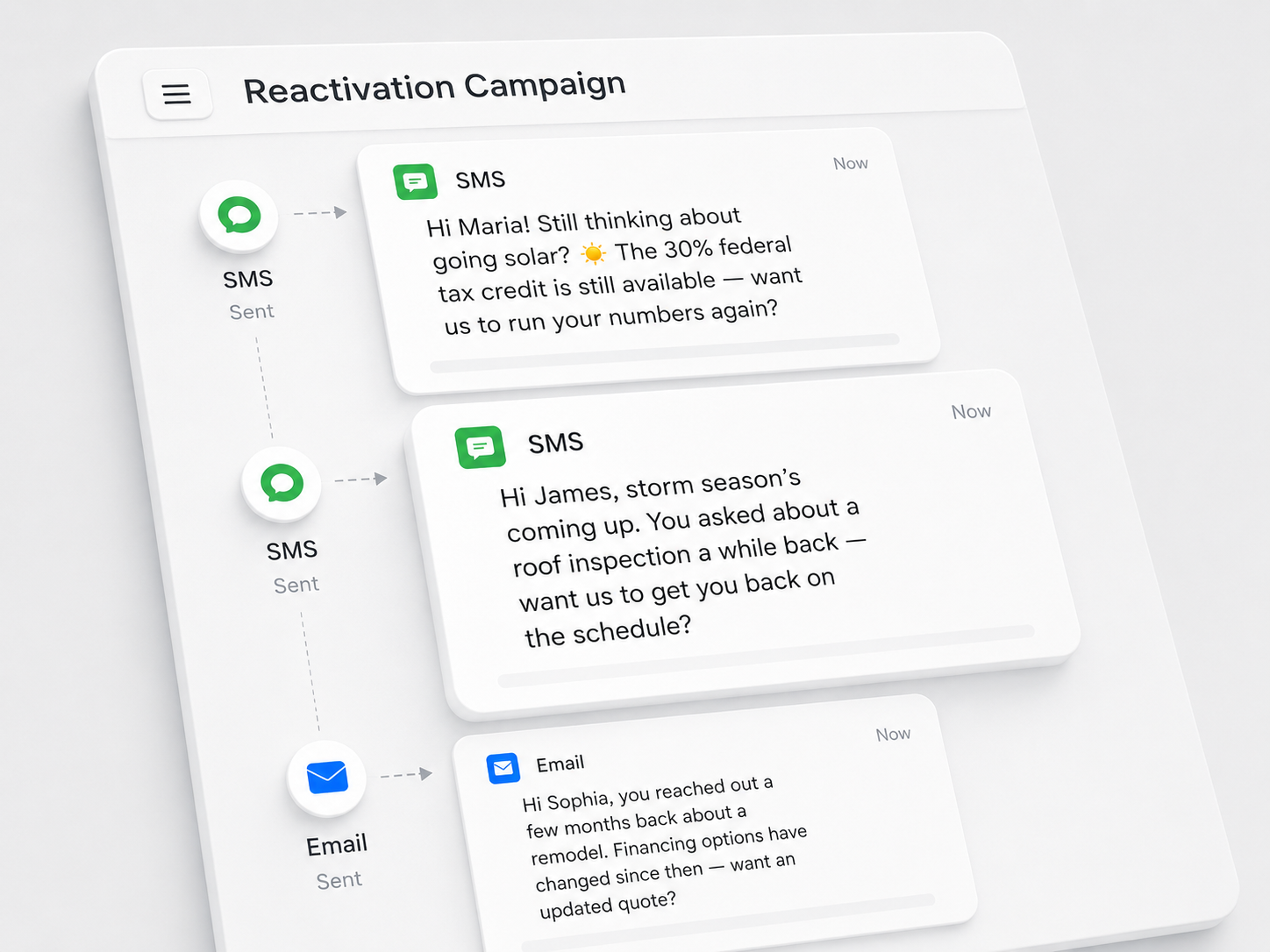 Personalized outreach